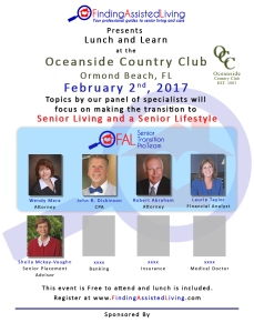 FindingAssistedLiving.com presents Lunch and Learn