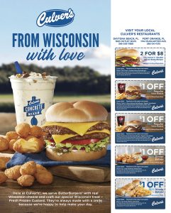 Culvers Coupon Flyer Summer 2022