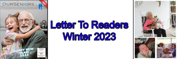 Letter To Readers - Winter 2023