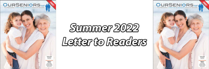 Summer 2022 – Letter to Readers