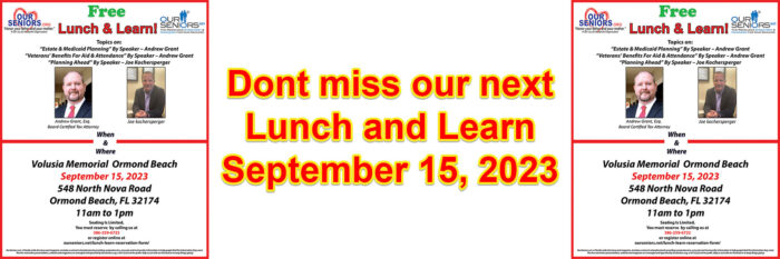 Lunch & Learn - September 15 2023
