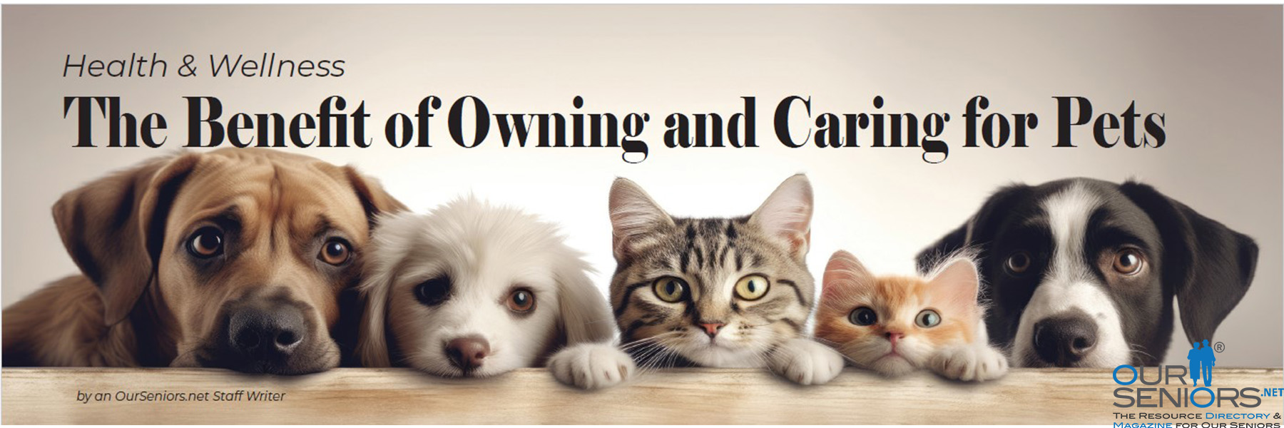 Senior Online Magazine The benefit of owning and caring for pets