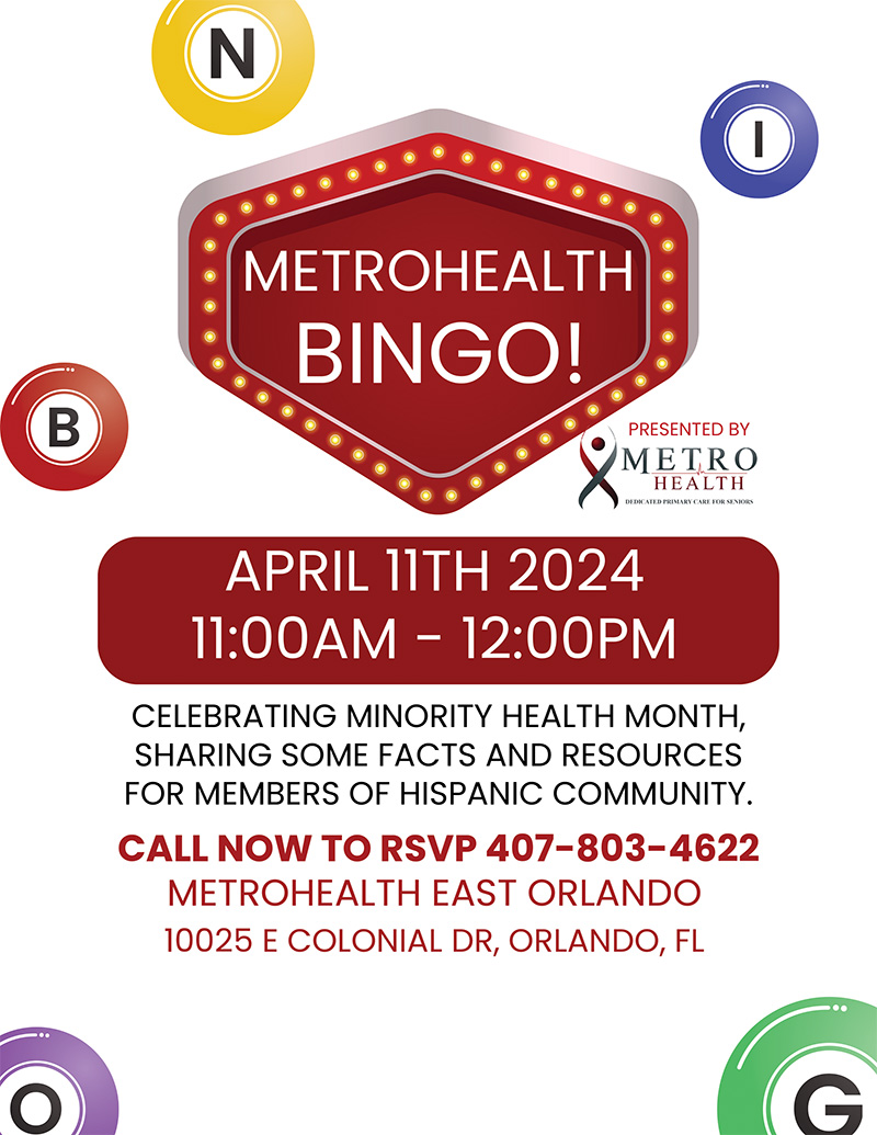 MetroHealth Bingo – April 11, 2024