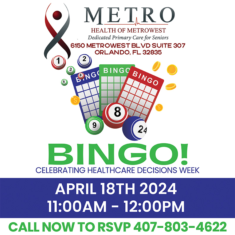 MetroHealth Bingo – April 18, 2024