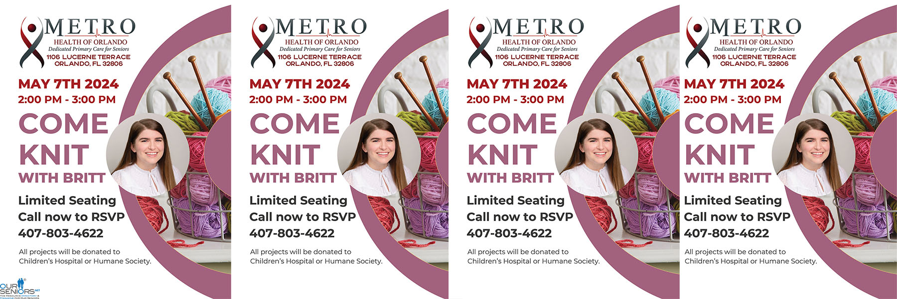 MetroHealth Come Knit With Britt Event May 7 2024 Slider