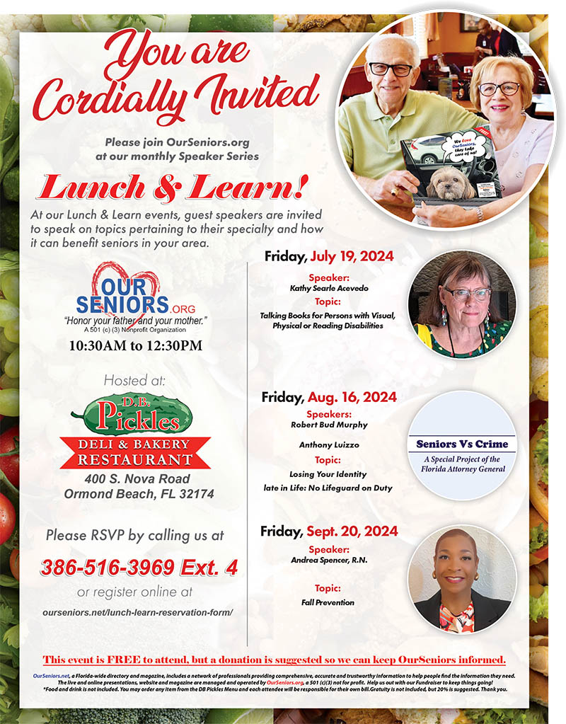 Lunch and Learn Flyer Summer 2024