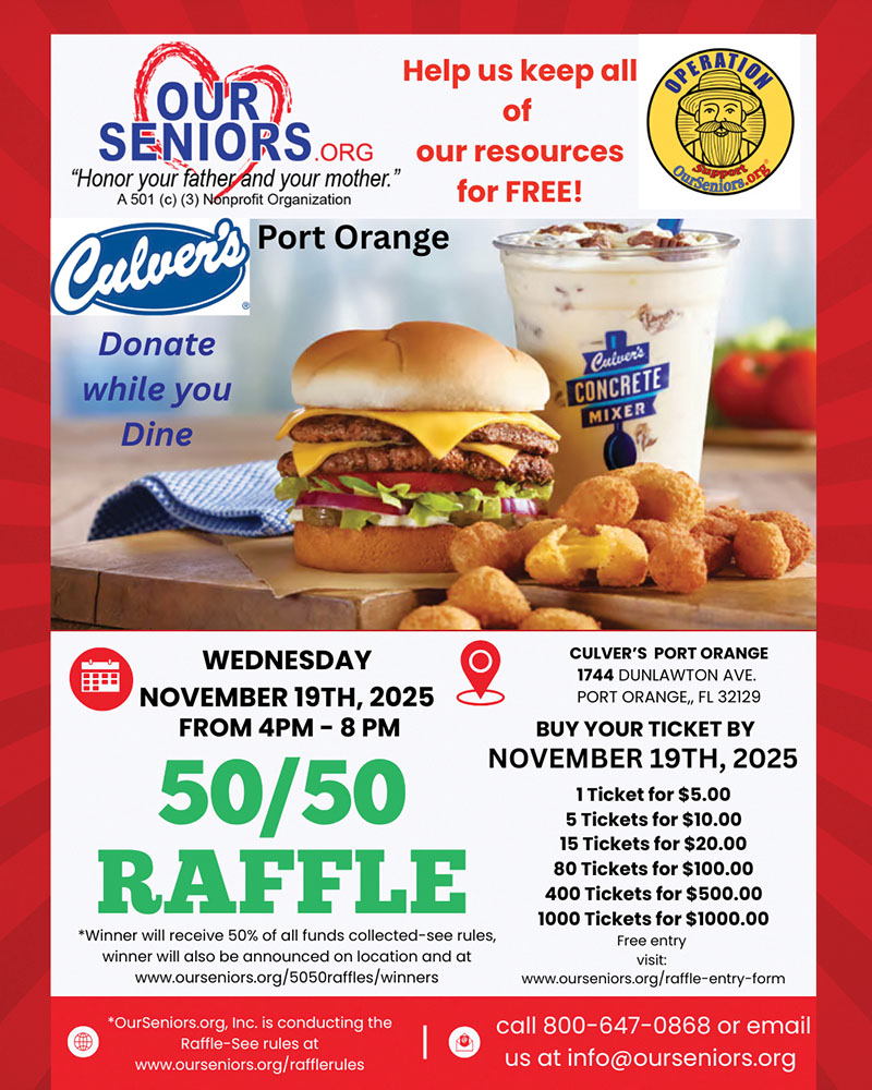 50/50 Raffle – November 19, 2025