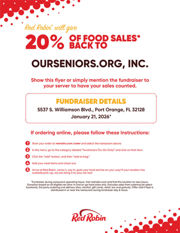 Red Robin Special Fundraiser January 21 2026