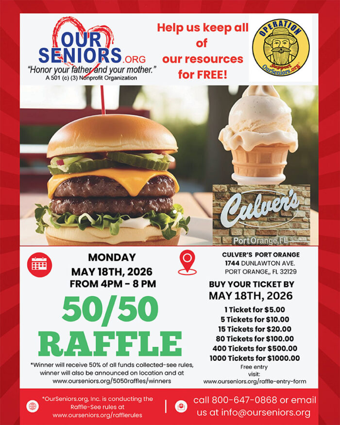50 50 Raffle May 2026