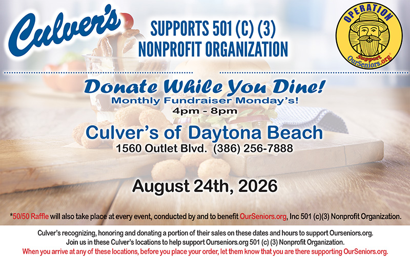Culver’s Fundraiser – August 2026