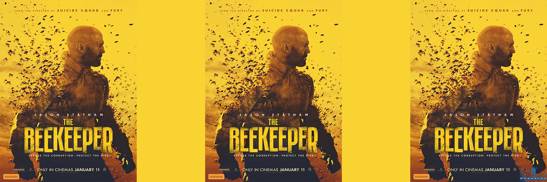 Beekeeper Movie Slider