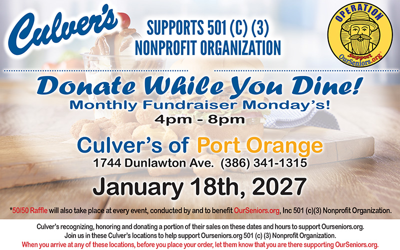 Culver’s Fundraiser – January 2027